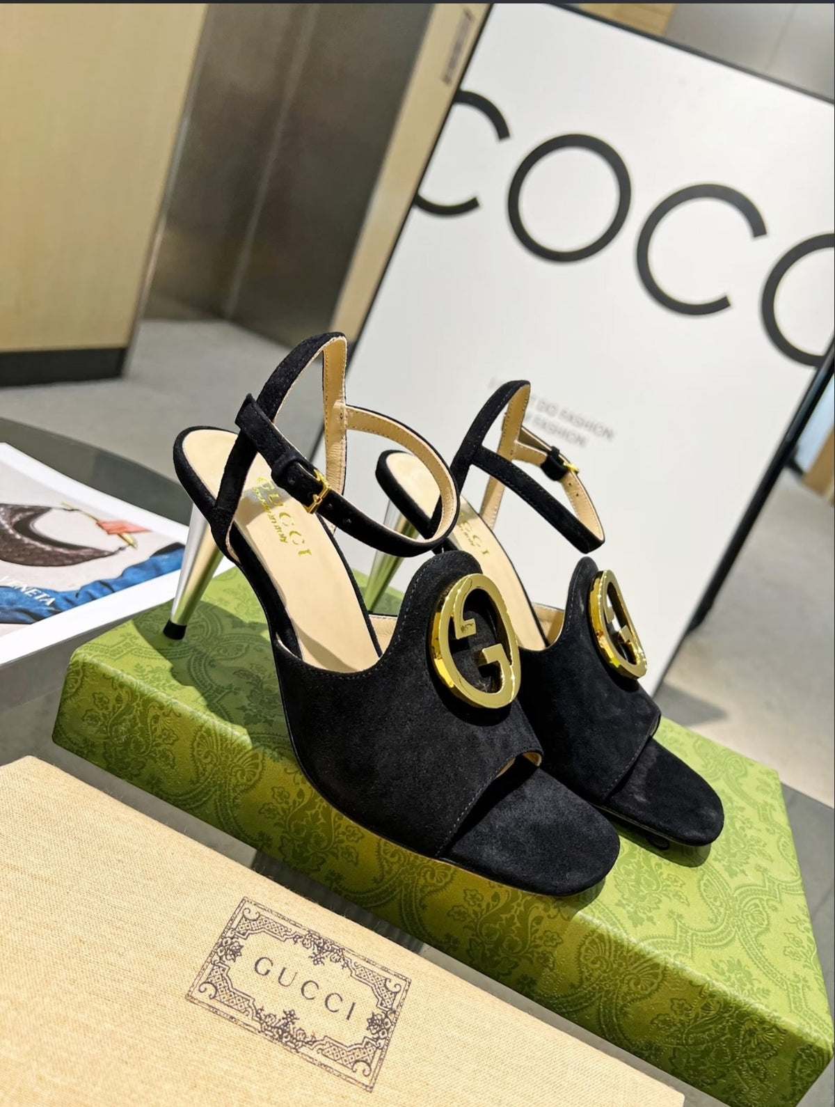 Gucci Interlocking G Heeled Sandal