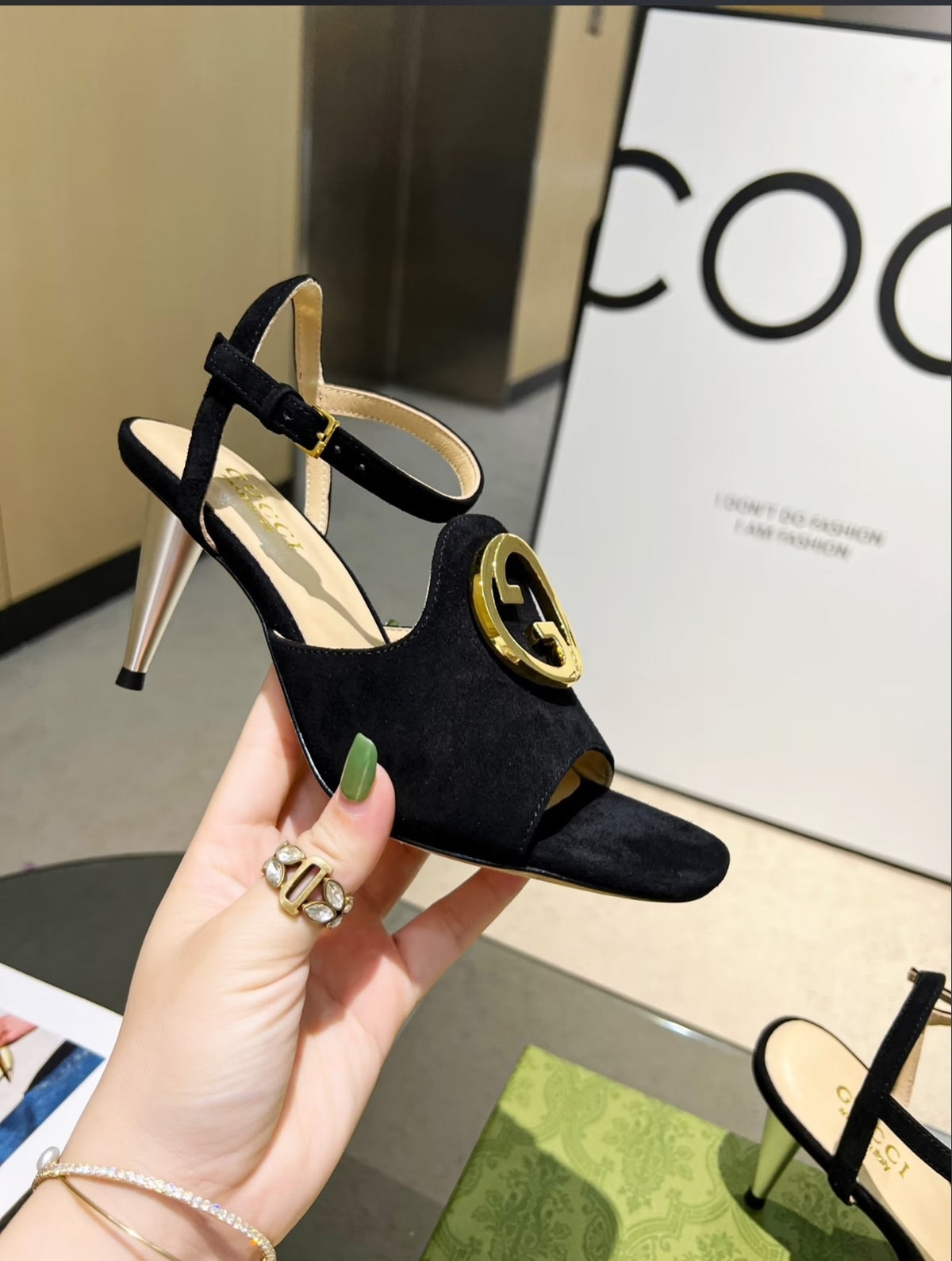 Gucci Interlocking G Heeled Sandal