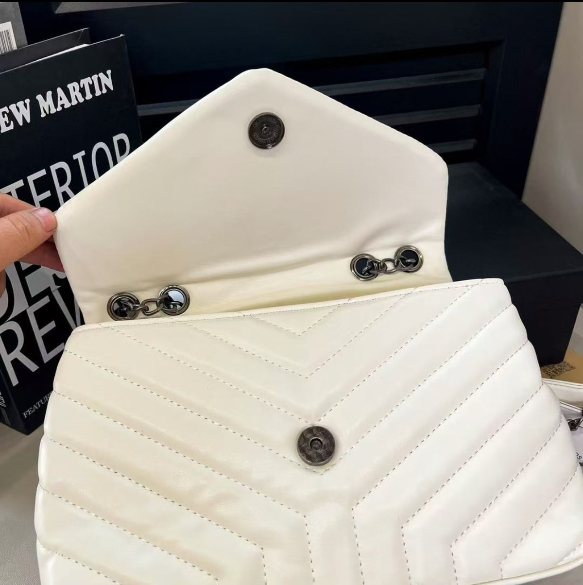 Saint Laurent Loulou Puffer Small