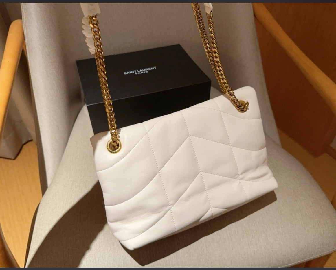 Yves Saint Laurent Puffer Medium in Lambskin