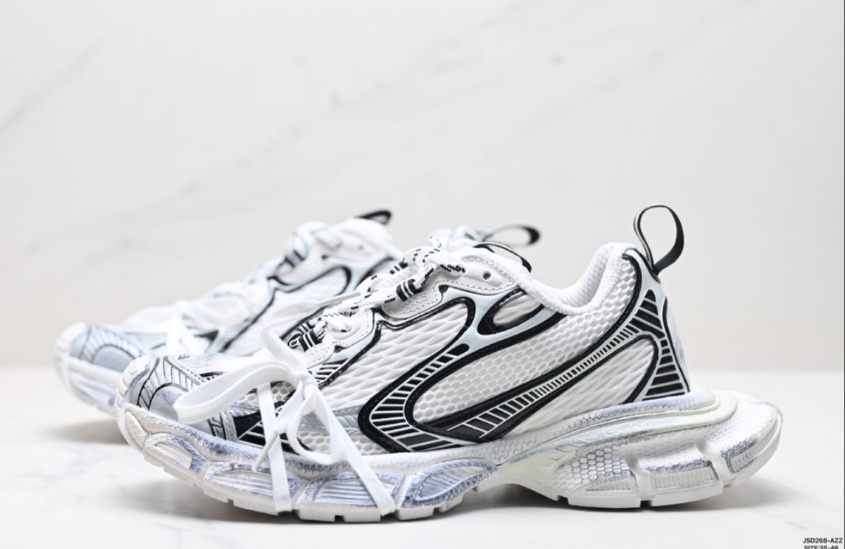 BALENCIAGA 3XL SUMMER MESH – WHITE / SILVER