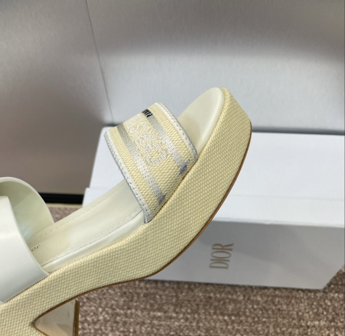 Dior Dway Platform / Ankle-Strap Sandal