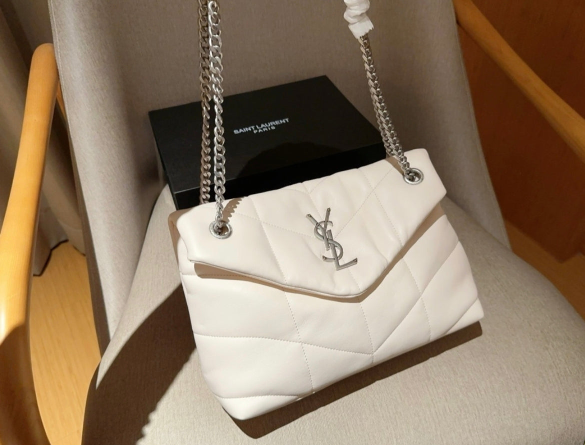 Yves Saint Laurent Puffer Medium in Lambskin