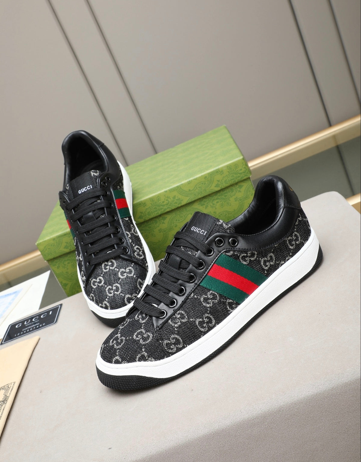 Gucci Ace GG Canvas Web Sneaker
