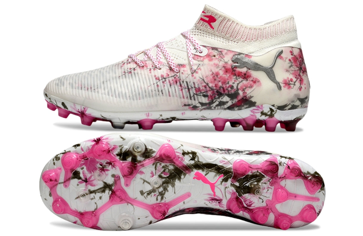 PUMA Future Z 1.4 Neymar Jr. FG/AG – White/Pink Floral 🌸⚽