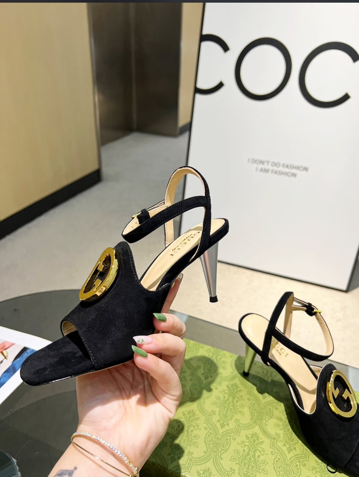 Gucci Interlocking G Heeled Sandal