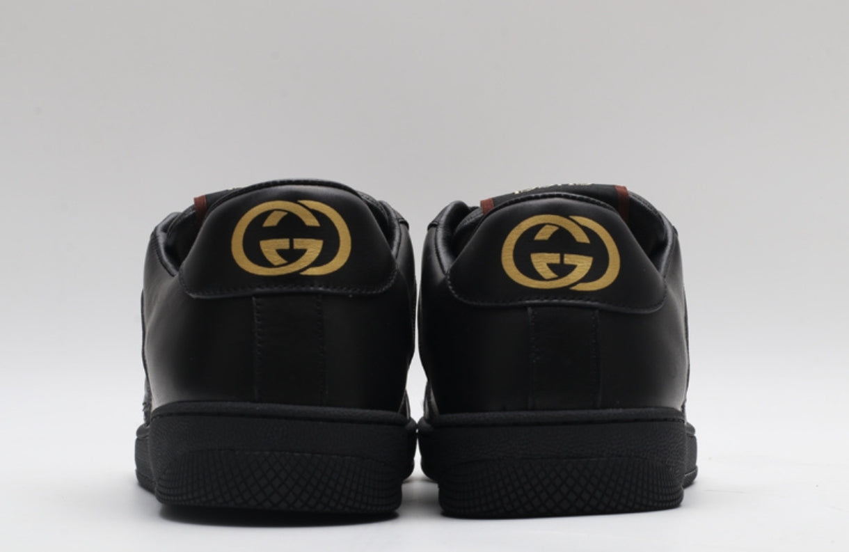 Gucci G74 GG Canvas & Leather Logo-Patch Sneaker