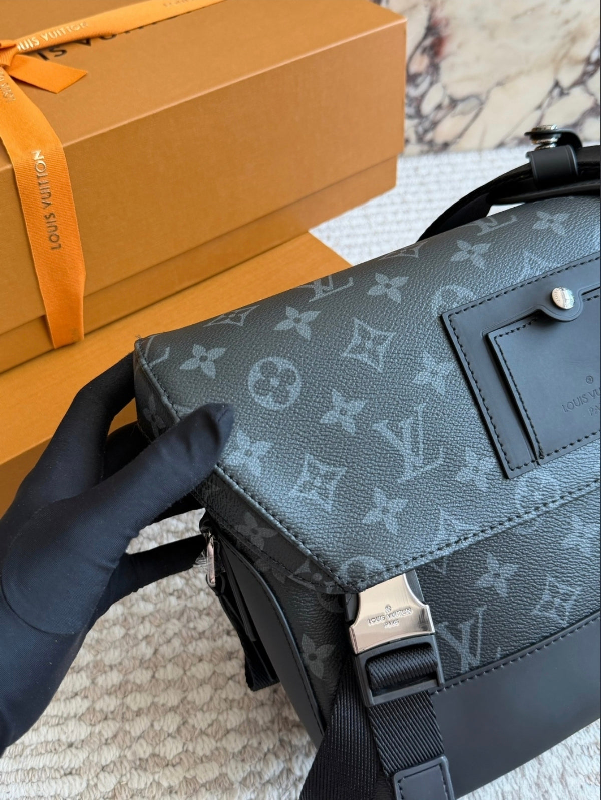 Louis Vuitton Monogram Eclipse Messenger Bag
