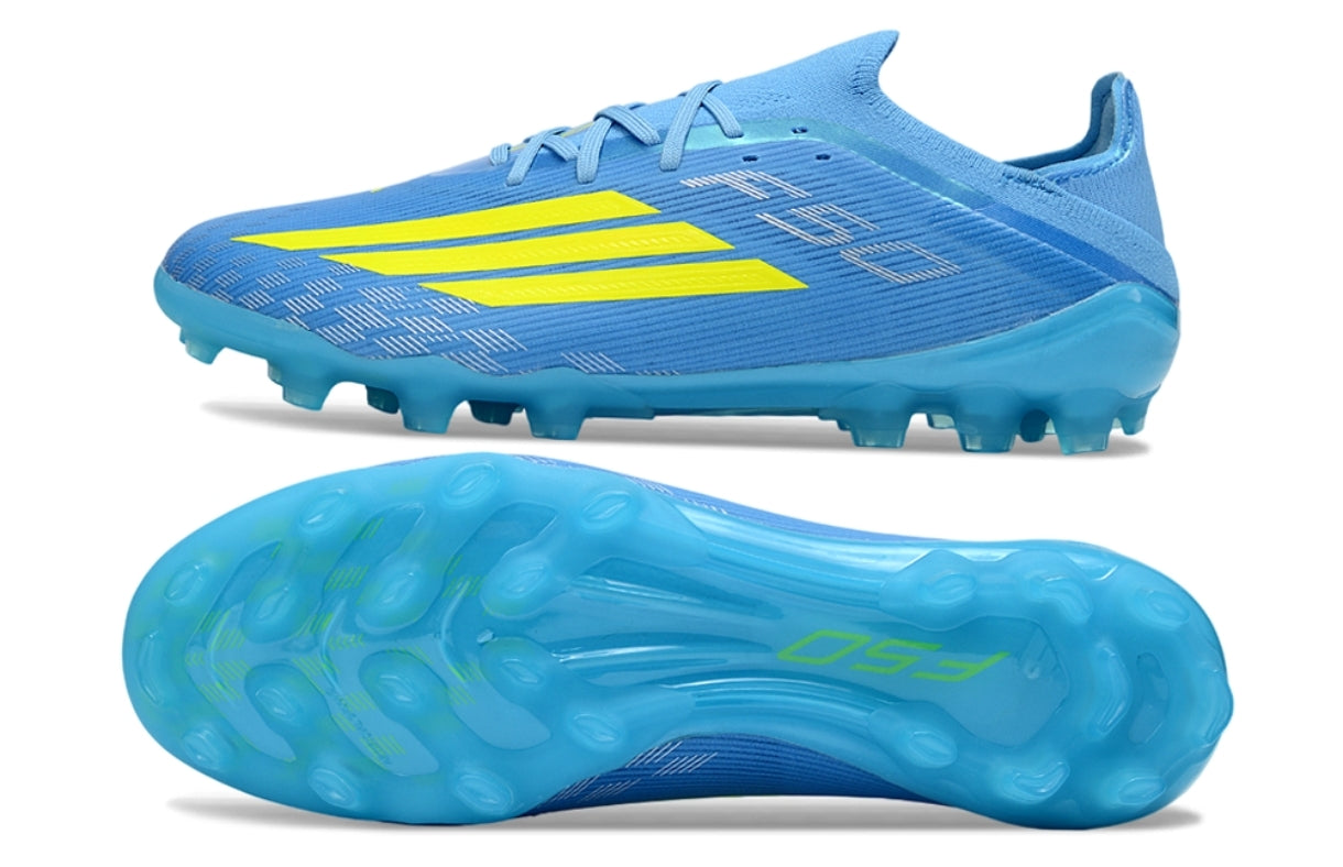 adidas F50 Elite AG – Lucid Ray Blue / Team Solar Yellow 2 / Lucid Aquamarine
