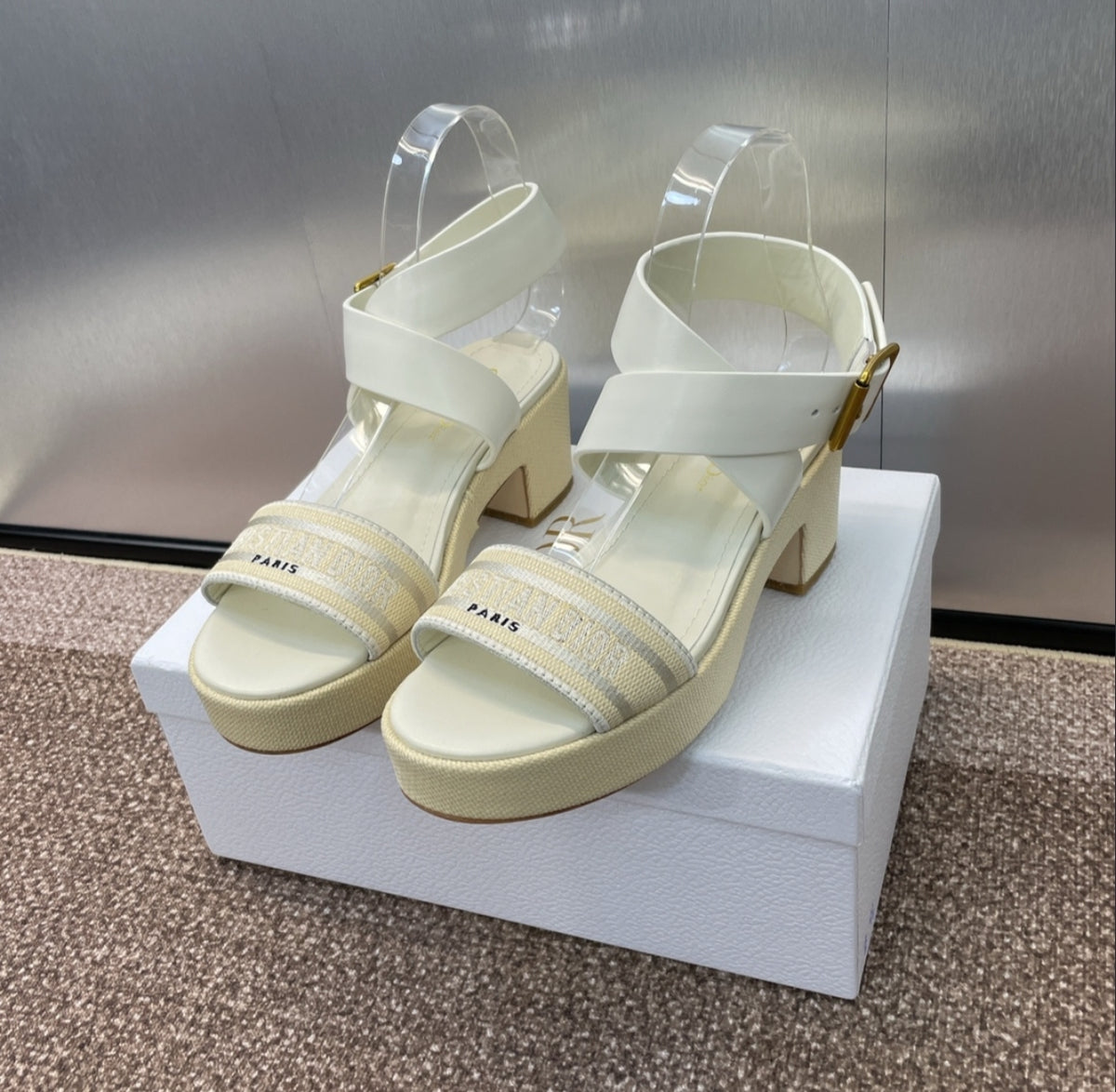Dior Dway Platform / Ankle-Strap Sandal